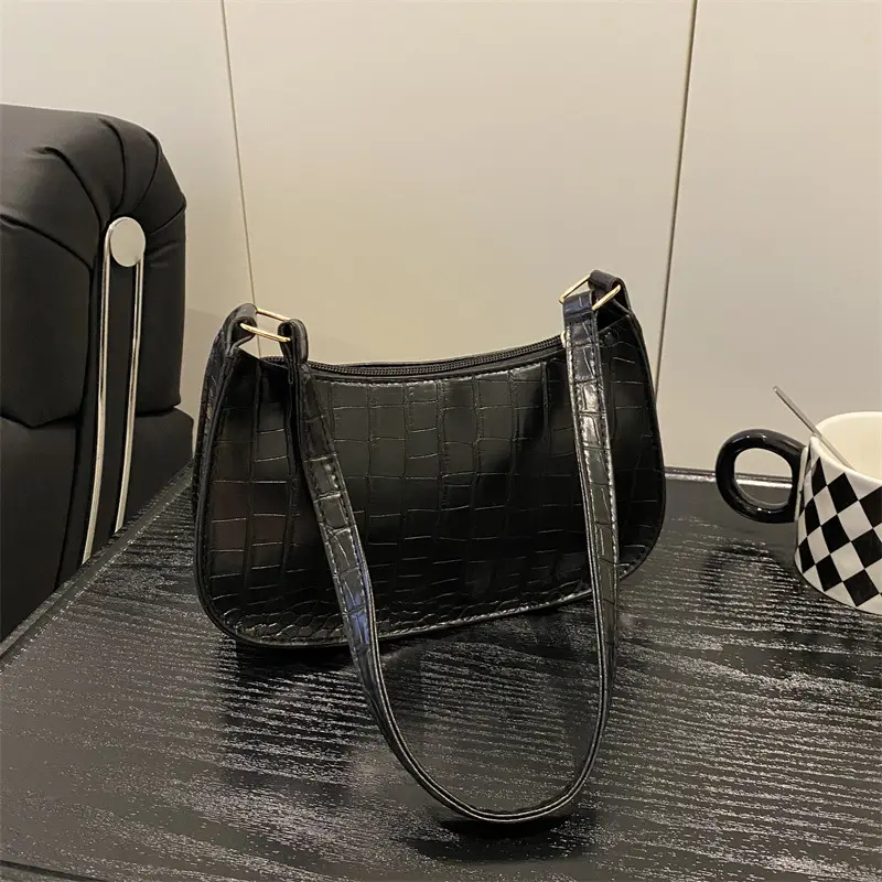 White Stone Pattern Shoulder Bag for Women — feature 13