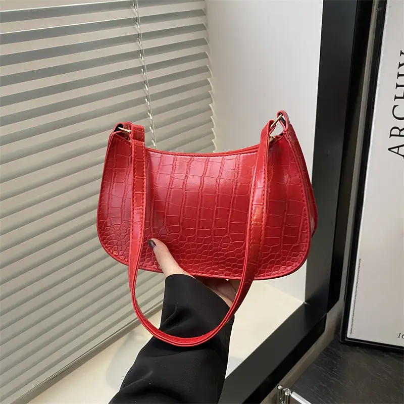 White Stone Pattern Shoulder Bag for Women — feature 15