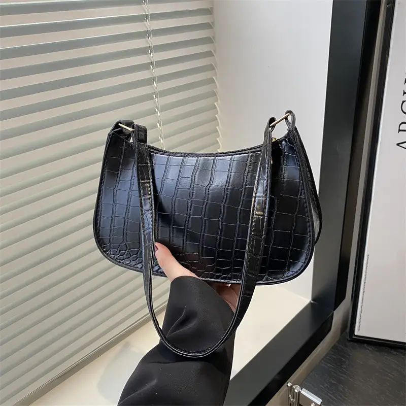 White Stone Pattern Shoulder Bag for Women — feature 16
