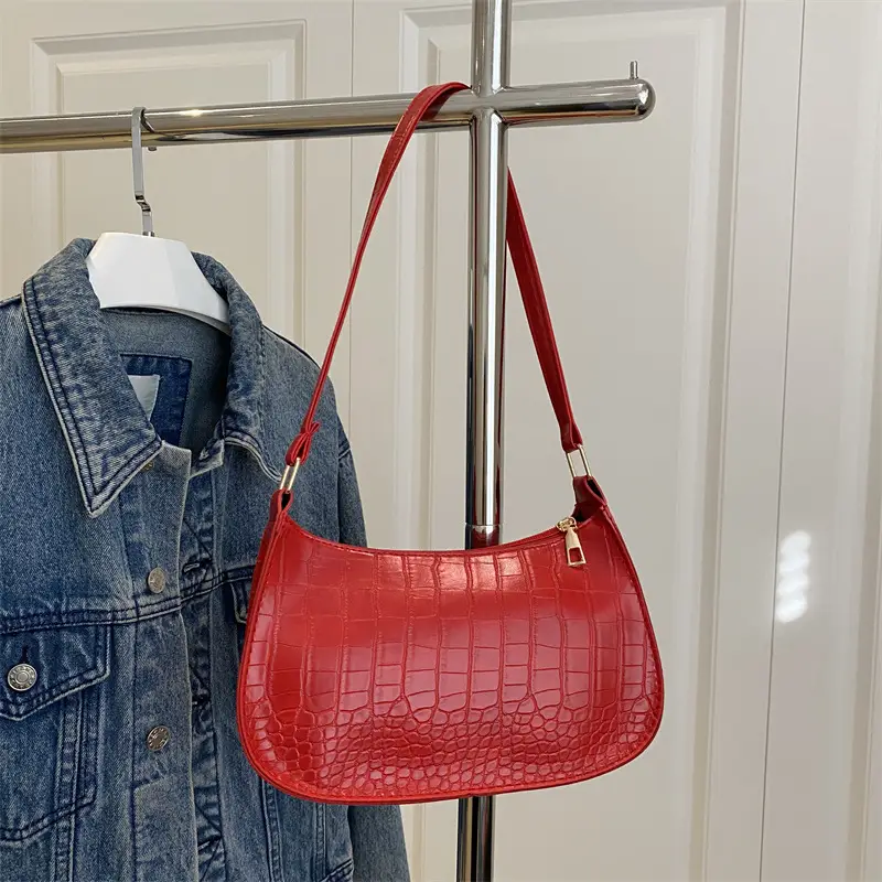 White Stone Pattern Shoulder Bag for Women — feature 20