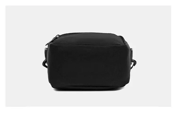 Custom Men's Japanese Style Black Messenger Bag — feature 13