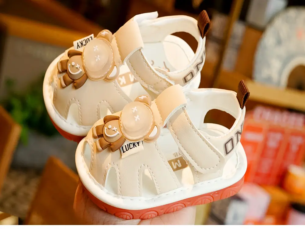 Toddler Sandals Summer Cream Non-Slip 1-2Y — feature 4