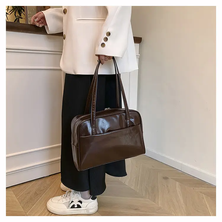 Retro Red Shoulder Bag Women 2025 Spring New — feature 16