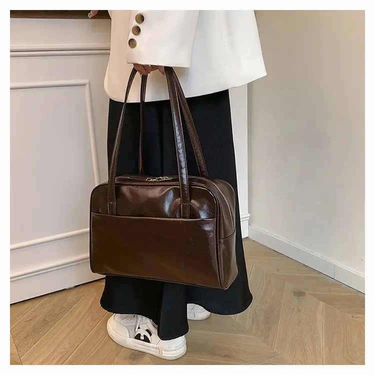 Retro Red Shoulder Bag Women 2025 Spring New — feature 17