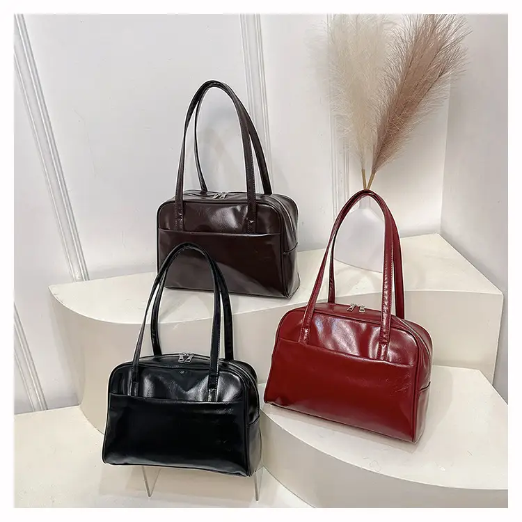 Retro Red Shoulder Bag Women 2025 Spring New — feature 21