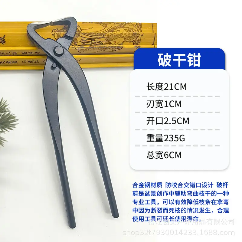 Cross-border foreign trade modeling bonsai tools ball joint pliers horse eye pliers novice entry suit gardening leaf bud scissors round head scissors - Image 3