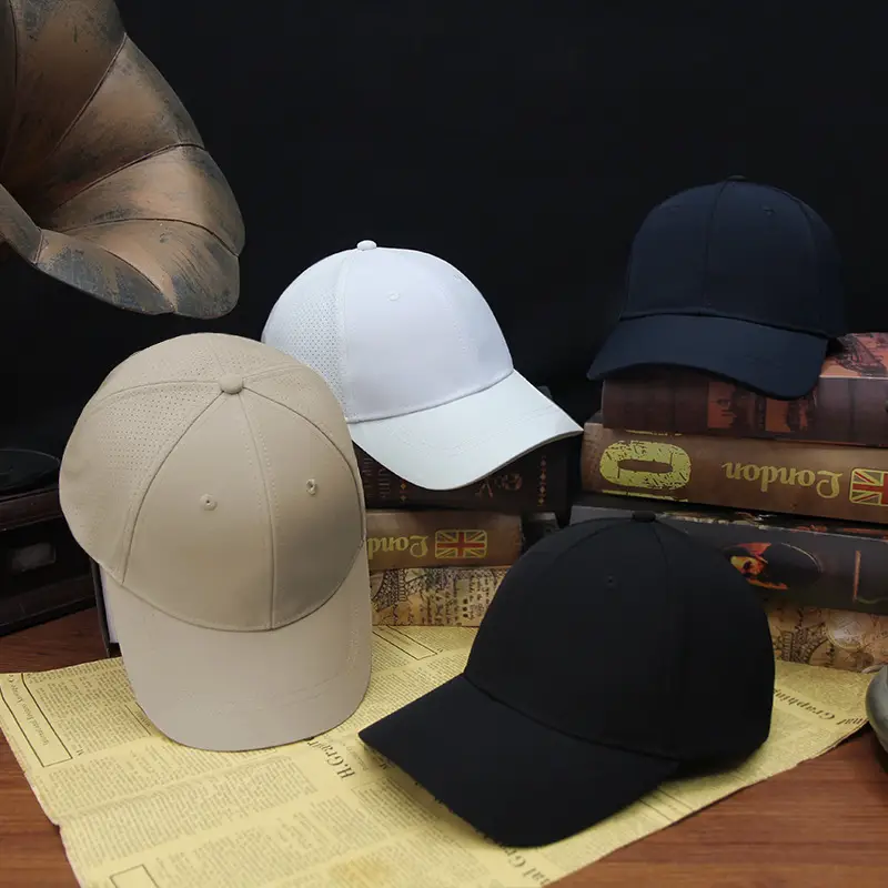 Men Women Hard Top Baseball Cap Grey - Image 6