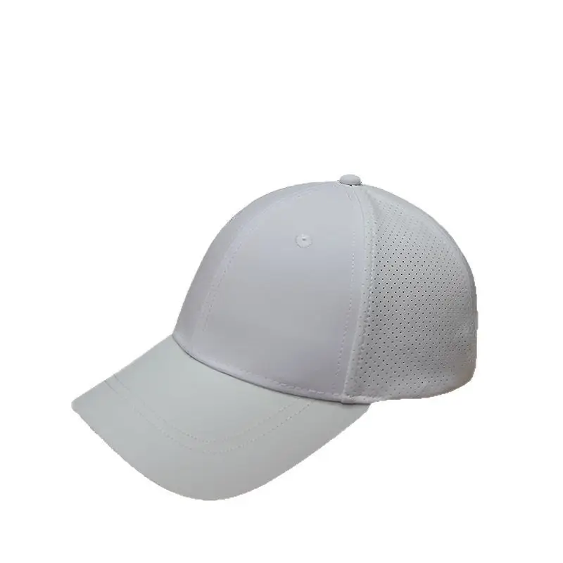 Men Women Hard Top Baseball Cap Grey - Image 8