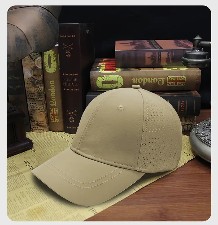 Men Women Hard Top Baseball Cap Grey β feature 6