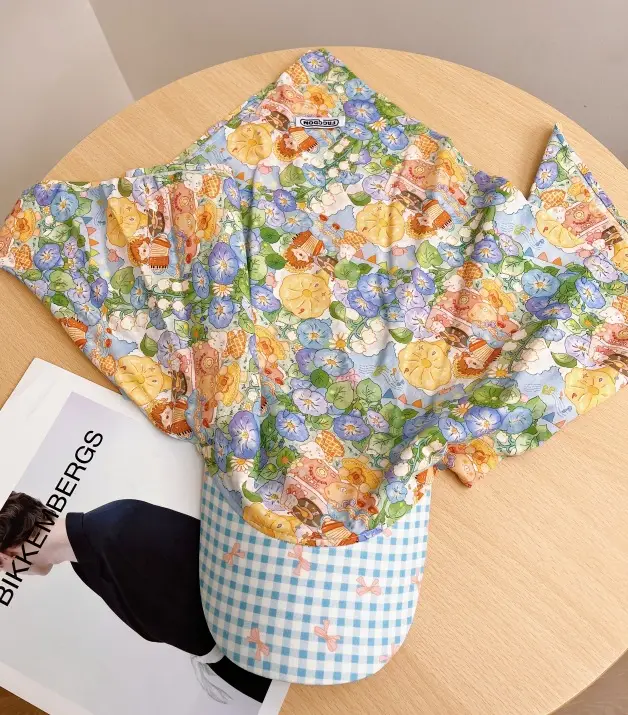 Women's Floral Print Headscarf Cap Spring Summer - Image 4