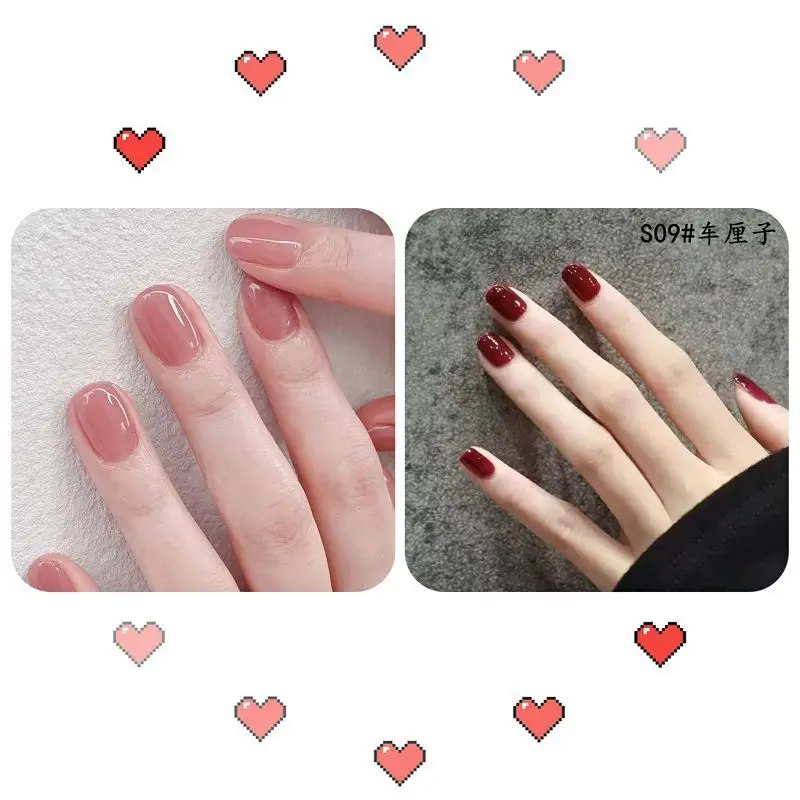 Nude Nail Polish 2025 Summer White Waterproof Long Lasting - Image 10