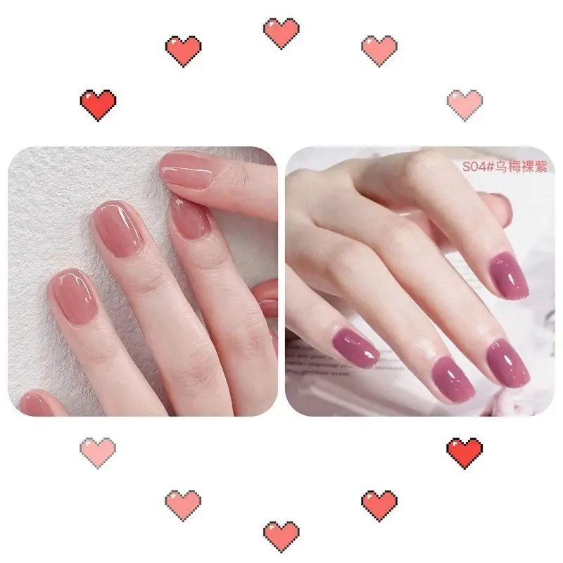 Nude Nail Polish 2025 Summer White Waterproof Long Lasting - Image 11