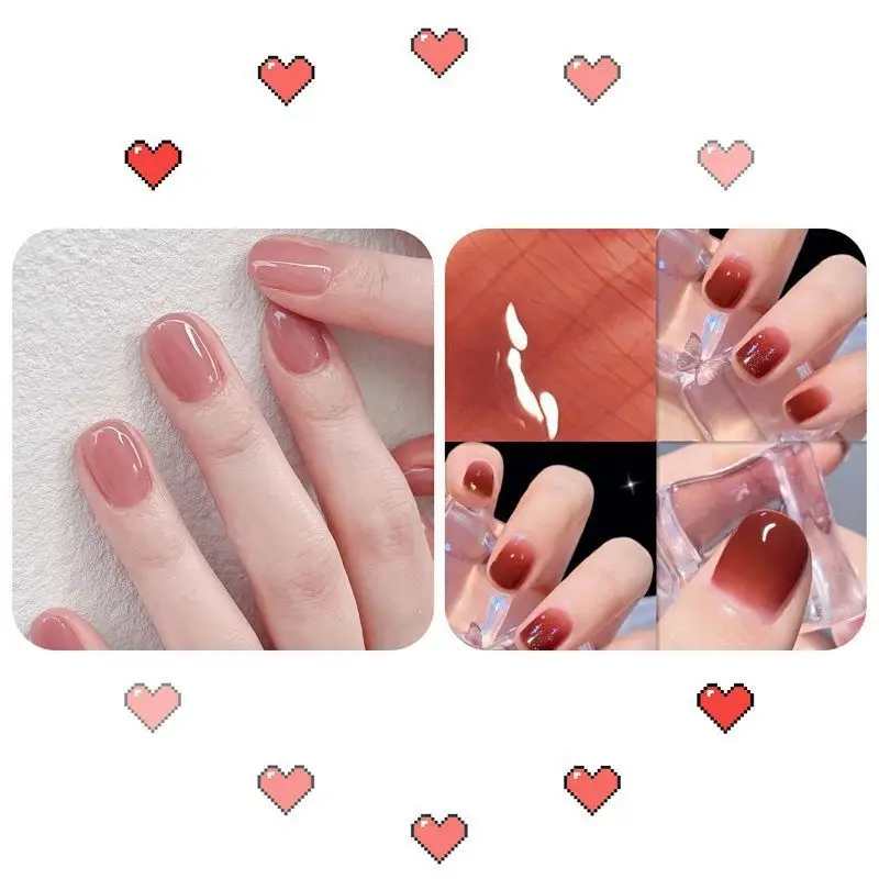 Nude Nail Polish 2025 Summer White Waterproof Long Lasting - Image 8