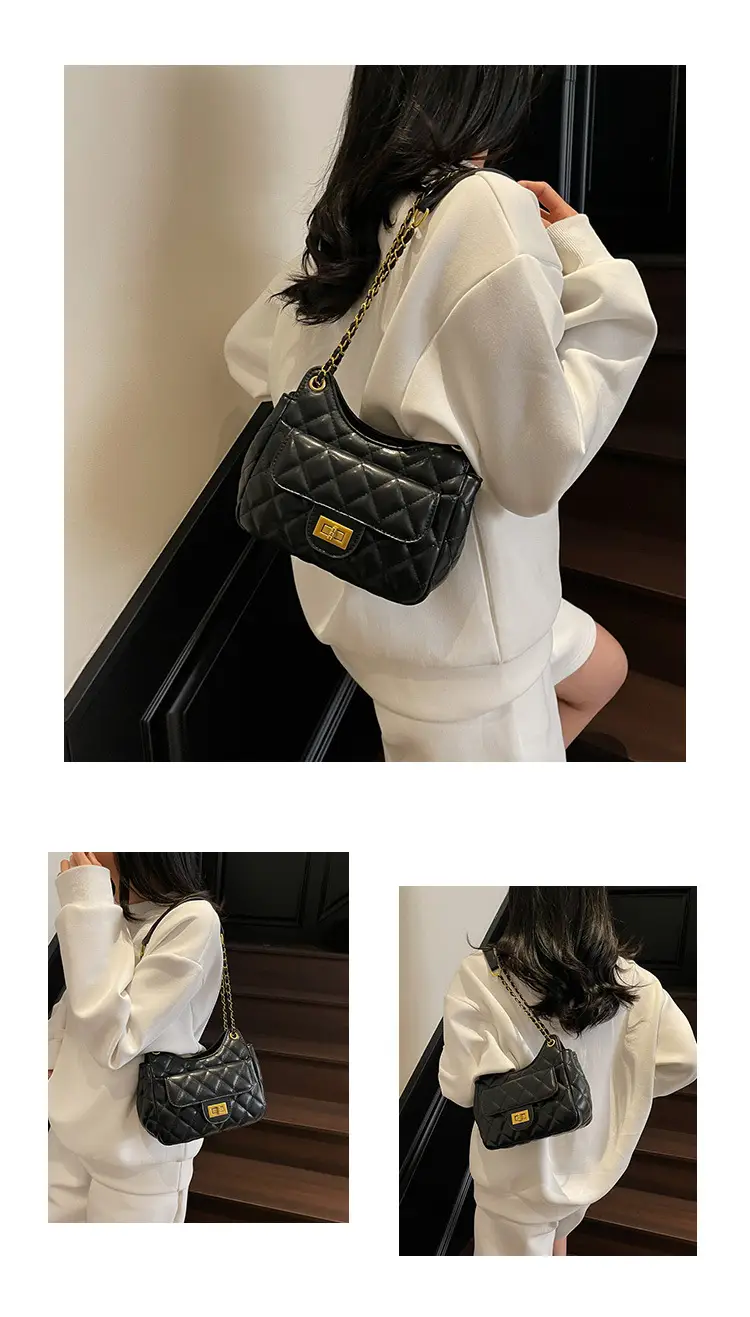 Women Quilted Chain Bag Cream 2026 — feature 4