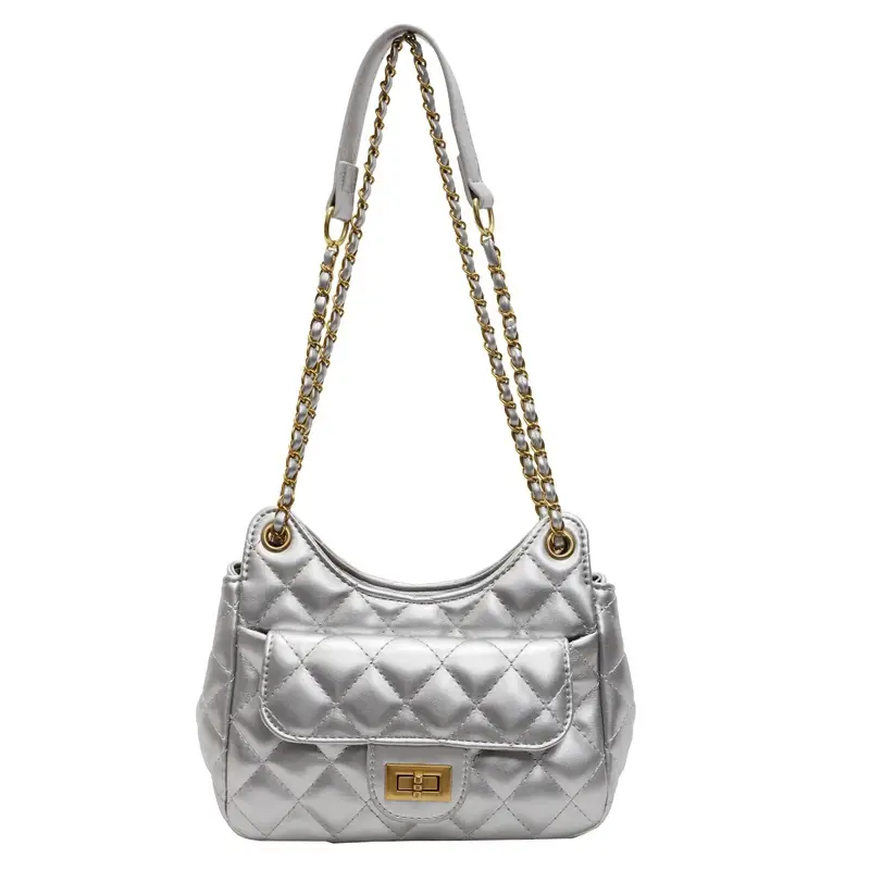 Women Quilted Chain Bag Cream 2026 - Image 3