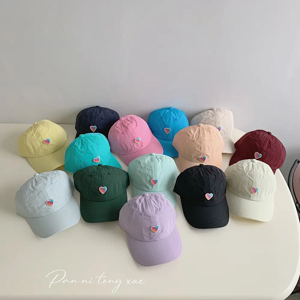 Spring Sunshade Cap Rainbow Love Kids - Image 14