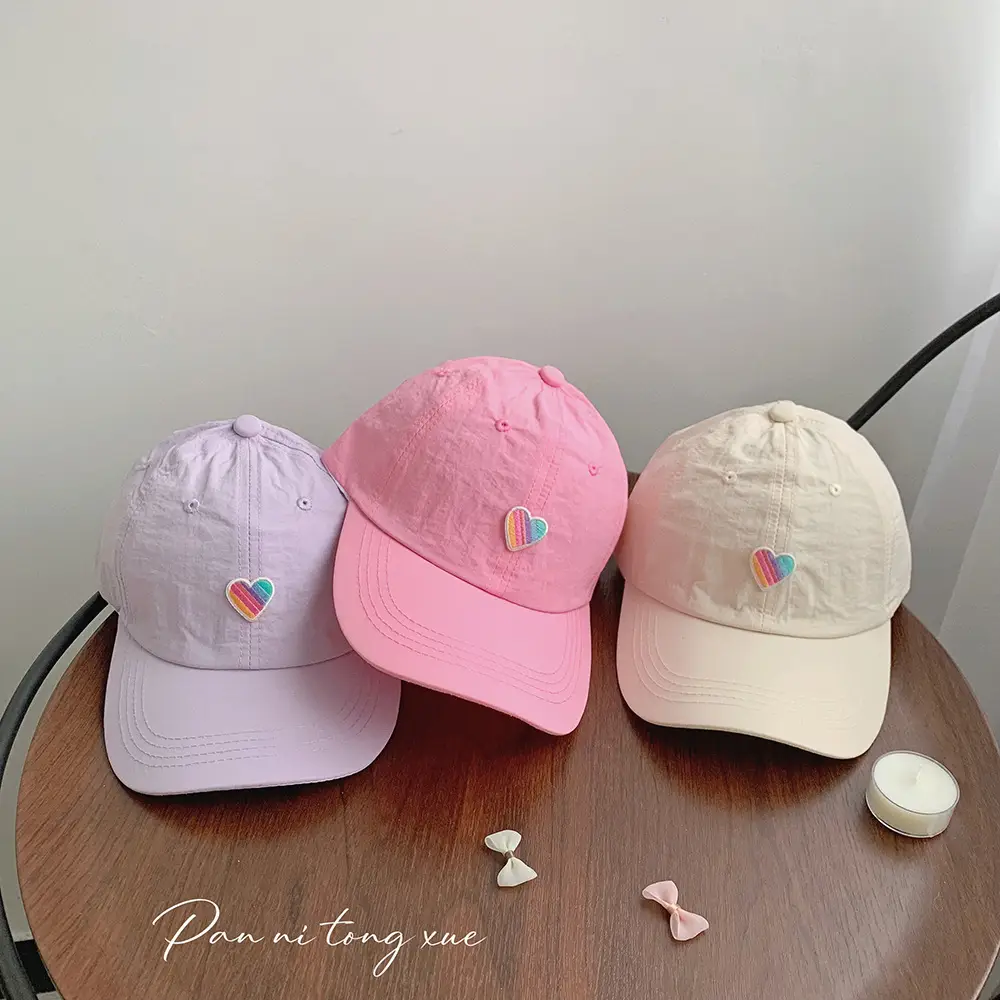 Spring Sunshade Cap Rainbow Love Kids - Image 15