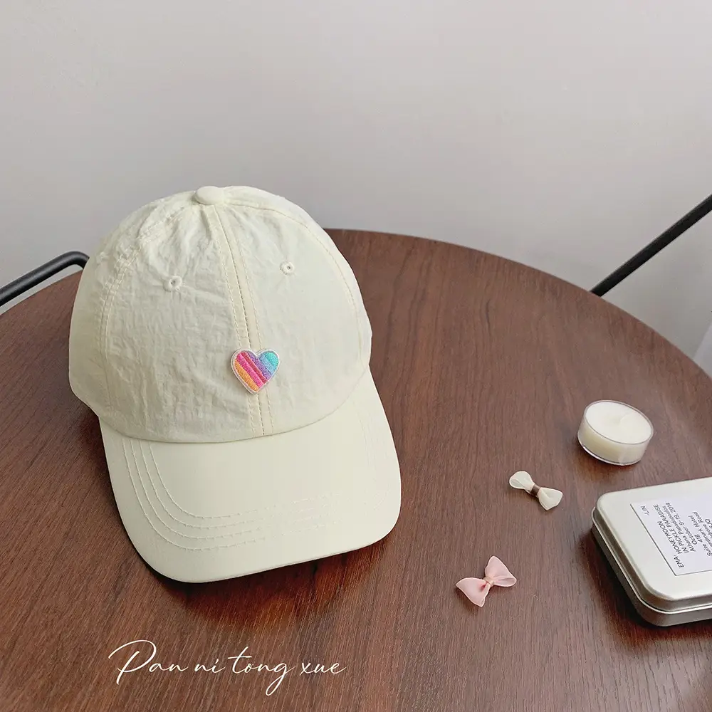 Spring Sunshade Cap Rainbow Love Kids — feature 30