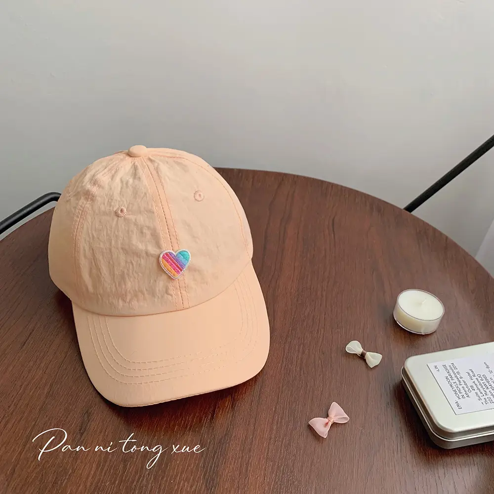 Spring Sunshade Cap Rainbow Love Kids - Image 9