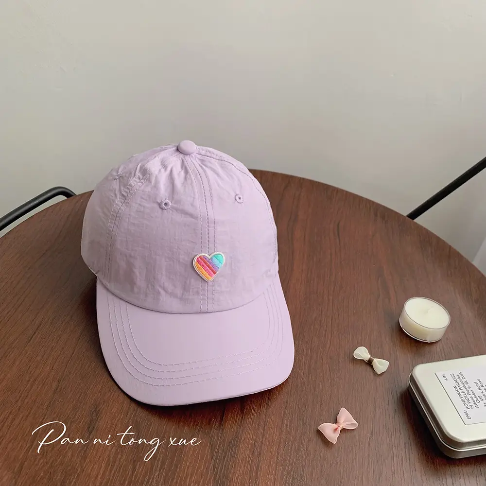 Spring Sunshade Cap Rainbow Love Kids - Image 11