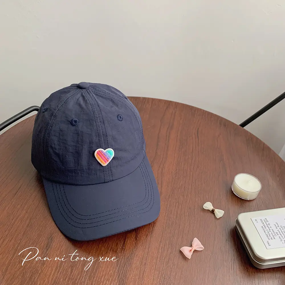 Spring Sunshade Cap Rainbow Love Kids - Image 2