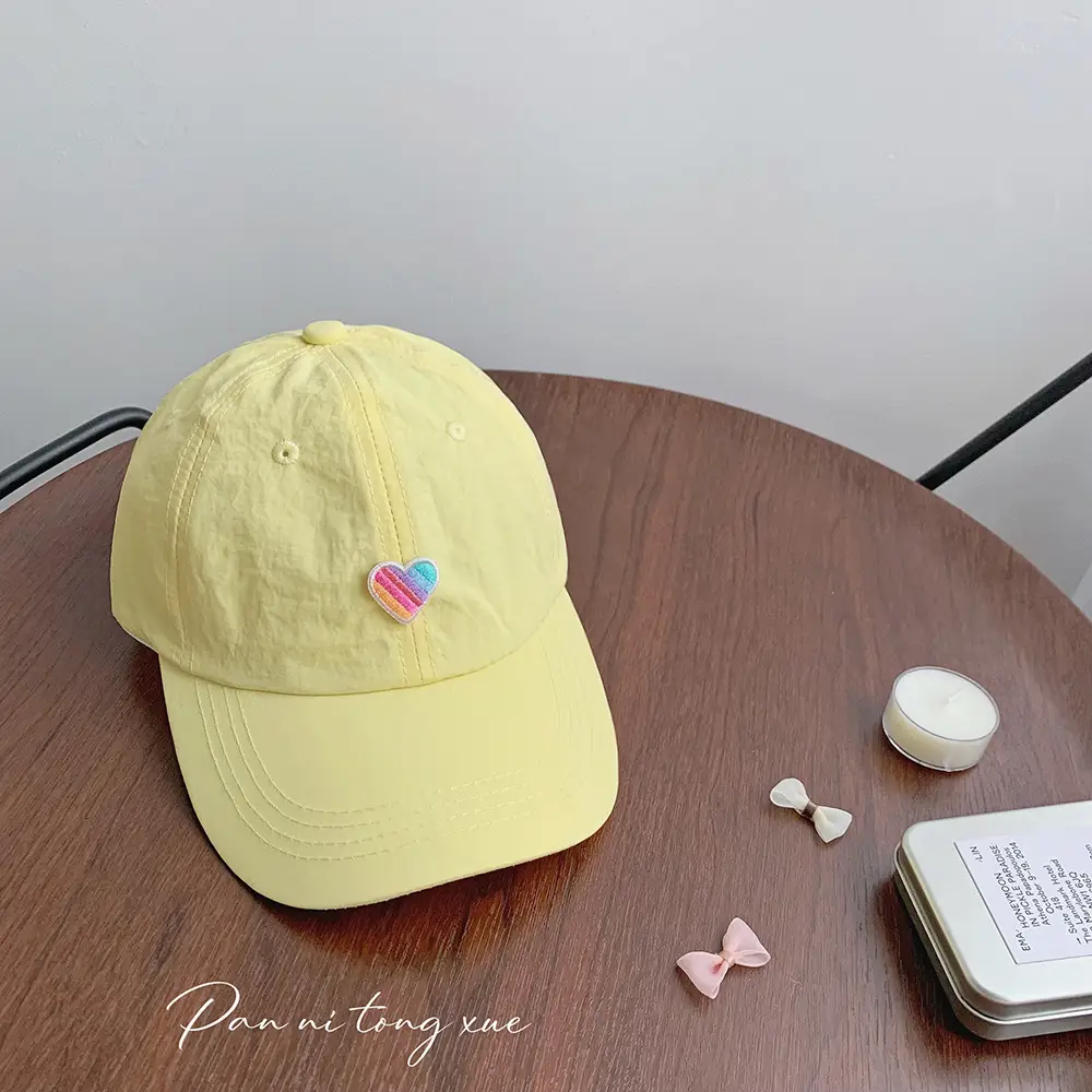 Spring Sunshade Cap Rainbow Love Kids - Image 6