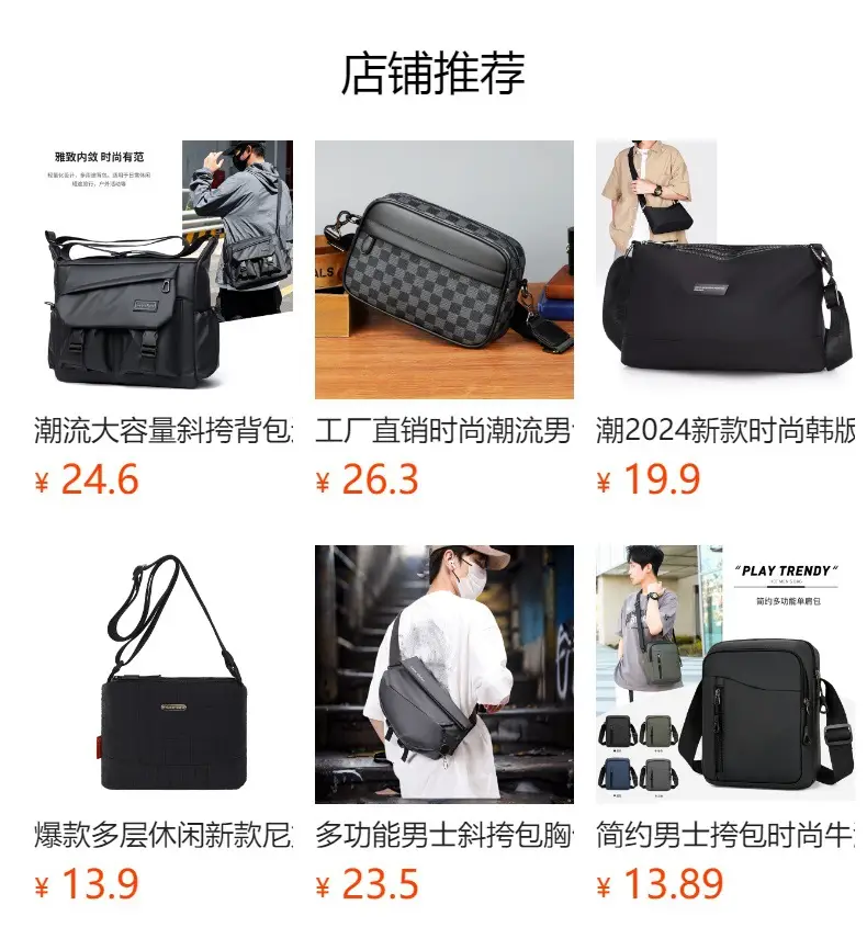 Men's Black Crossbody Bag Waterproof Leather Multi-Compartment — feature 1