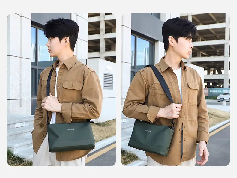 Men's Black Crossbody Bag Waterproof Leather Multi-Compartment — feature 33