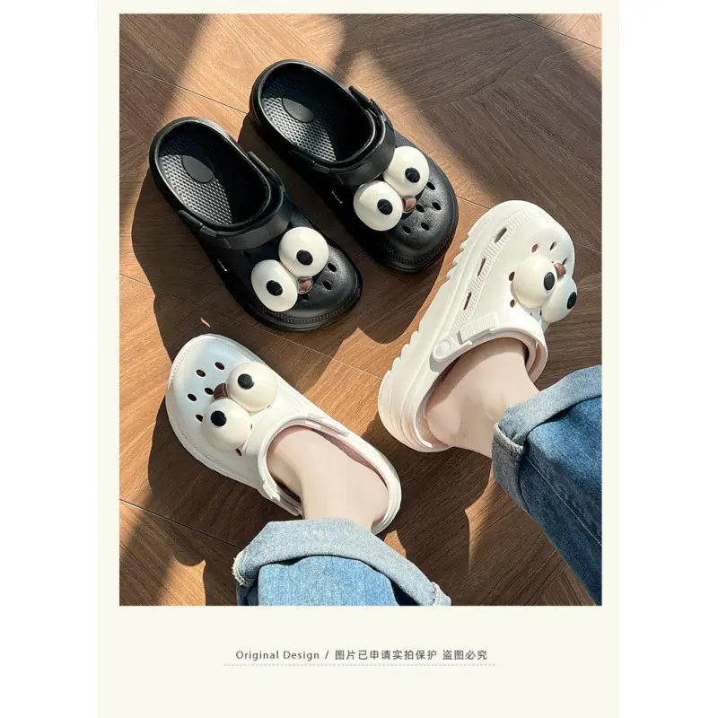 Pregnant Women's Cave Shoes Women's 2025 New Non-slip Thick-soled Beach Sandals Soft-soled Cave Shoes Women's Summer Outer Wear - Image 15