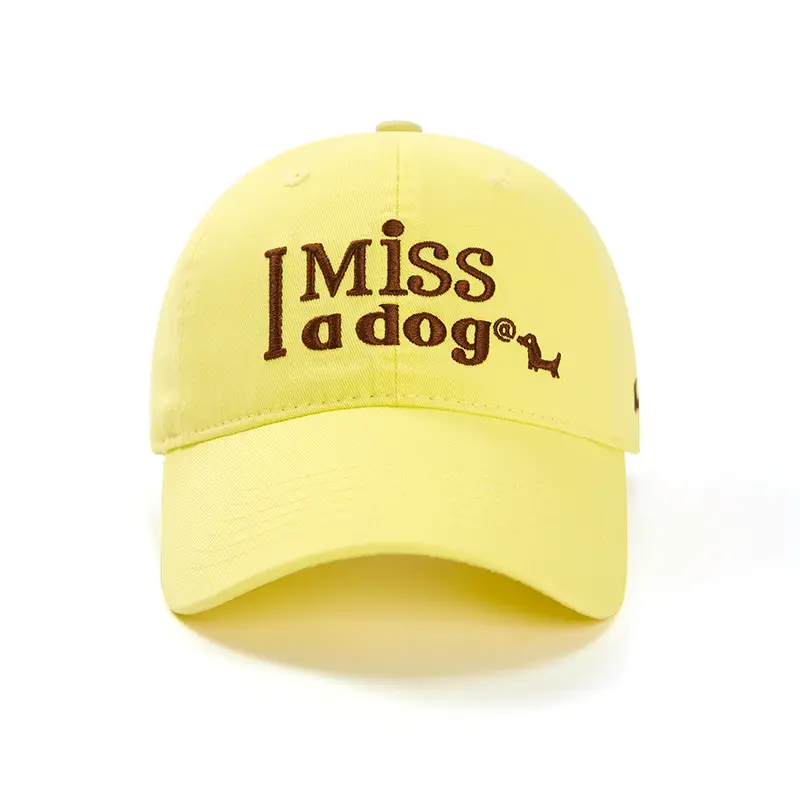 Miss IDOGG Baseball Cap Yellow Black Men Women - Image 4