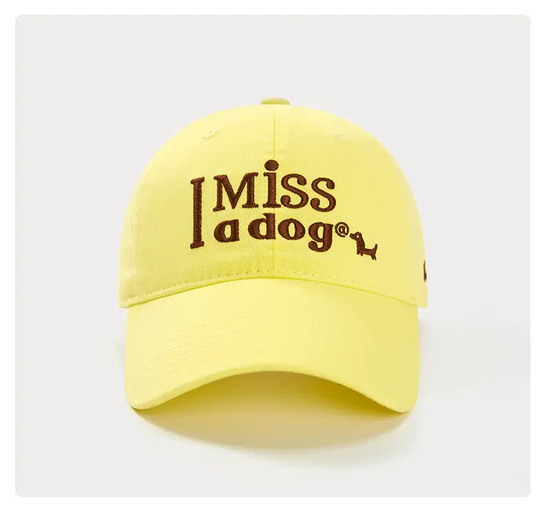 Miss IDOGG Baseball Cap Yellow Black Men Women — feature 10