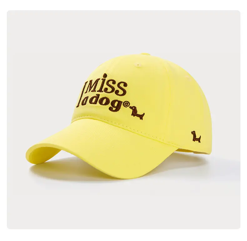 Miss IDOGG Baseball Cap Yellow Black Men Women — feature 11