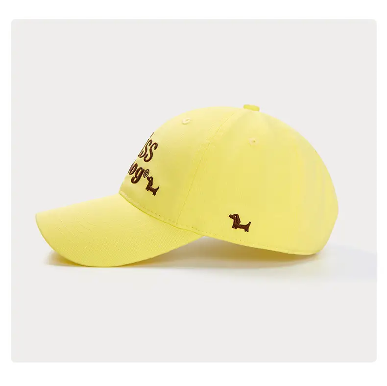 Miss IDOGG Baseball Cap Yellow Black Men Women — feature 12
