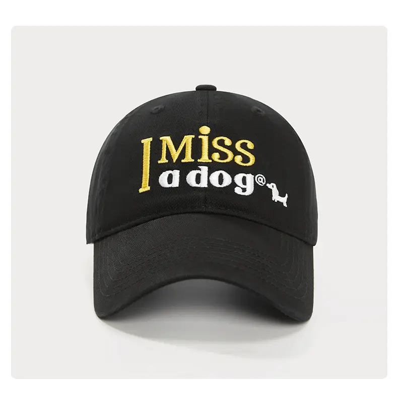 Miss IDOGG Baseball Cap Yellow Black Men Women — feature 15
