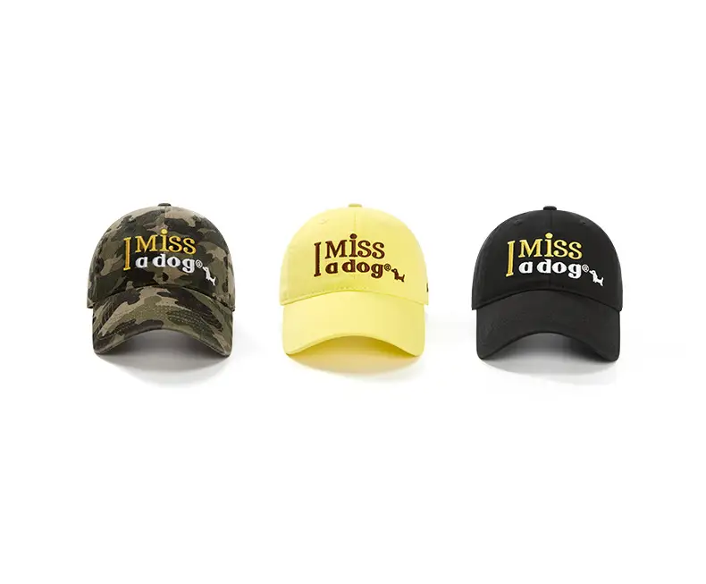 Miss IDOGG Baseball Cap Yellow Black Men Women — feature 2