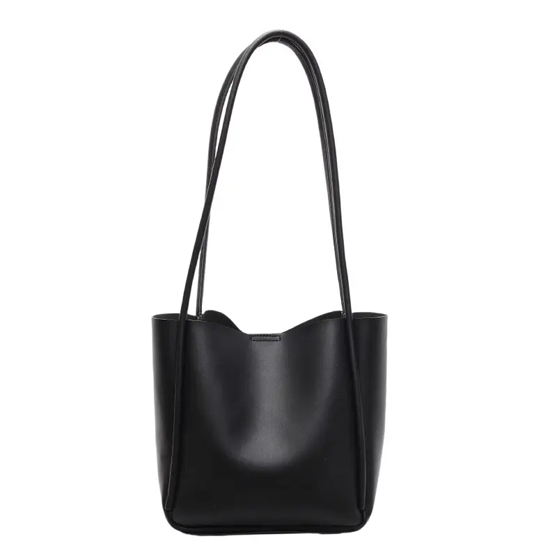 Large Capacity Vintage Brown Leather Tote Bag for Women - Image 9