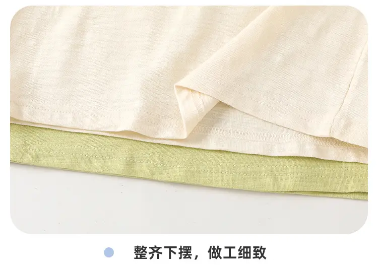 [39 Yuan for Any 2 Items] Kaka Panda Children's T-Shirt Spring Outfit Boys' Base Shirt Baby Top Girls' Short Sleeve — feature 10
