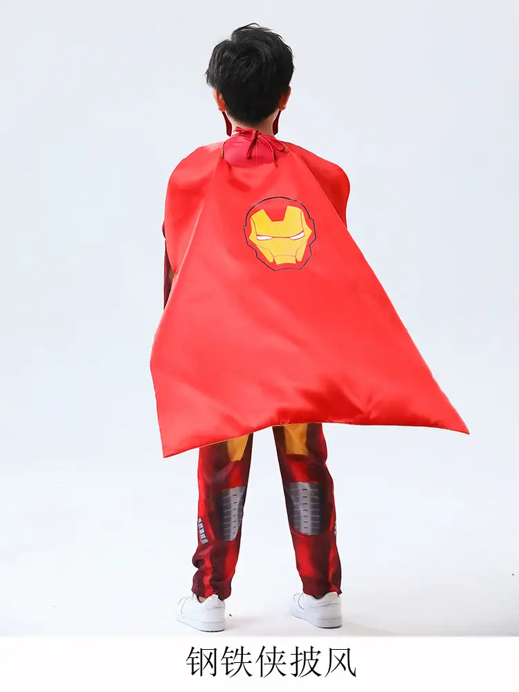 Children's Hero Cape Marvel Spider-Man Iron Man Batman Superman Captain America Hulk Cape Cape — feature 2