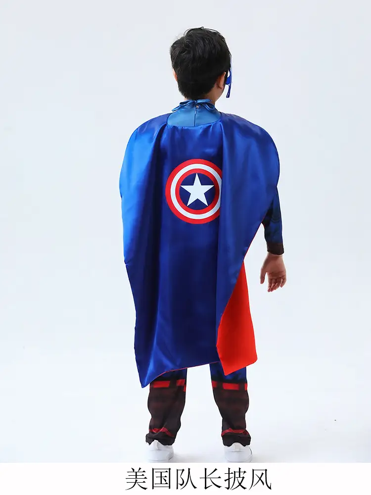 Children's Hero Cape Marvel Spider-Man Iron Man Batman Superman Captain America Hulk Cape Cape — feature 3