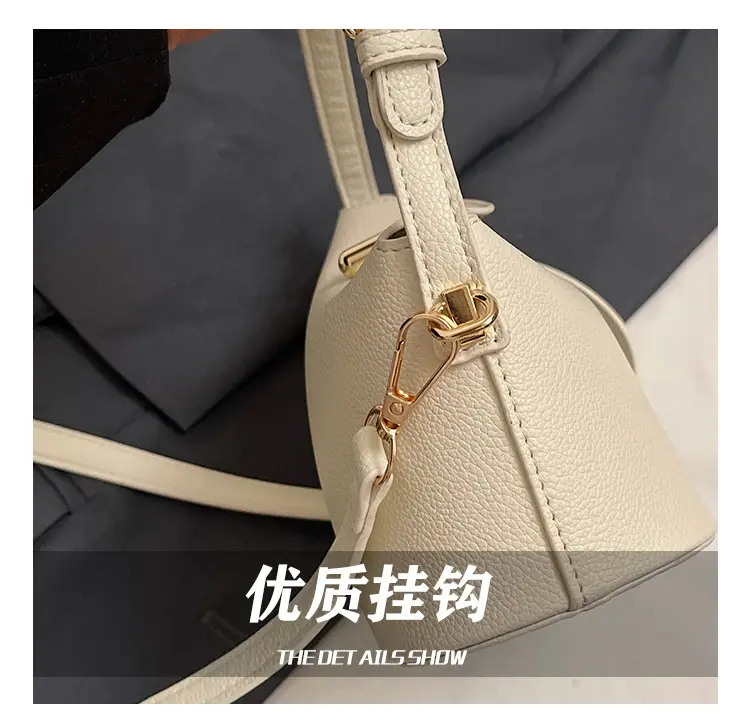 2025 Retro Shoulder Crossbody Bag Women's Leather White — feature 10