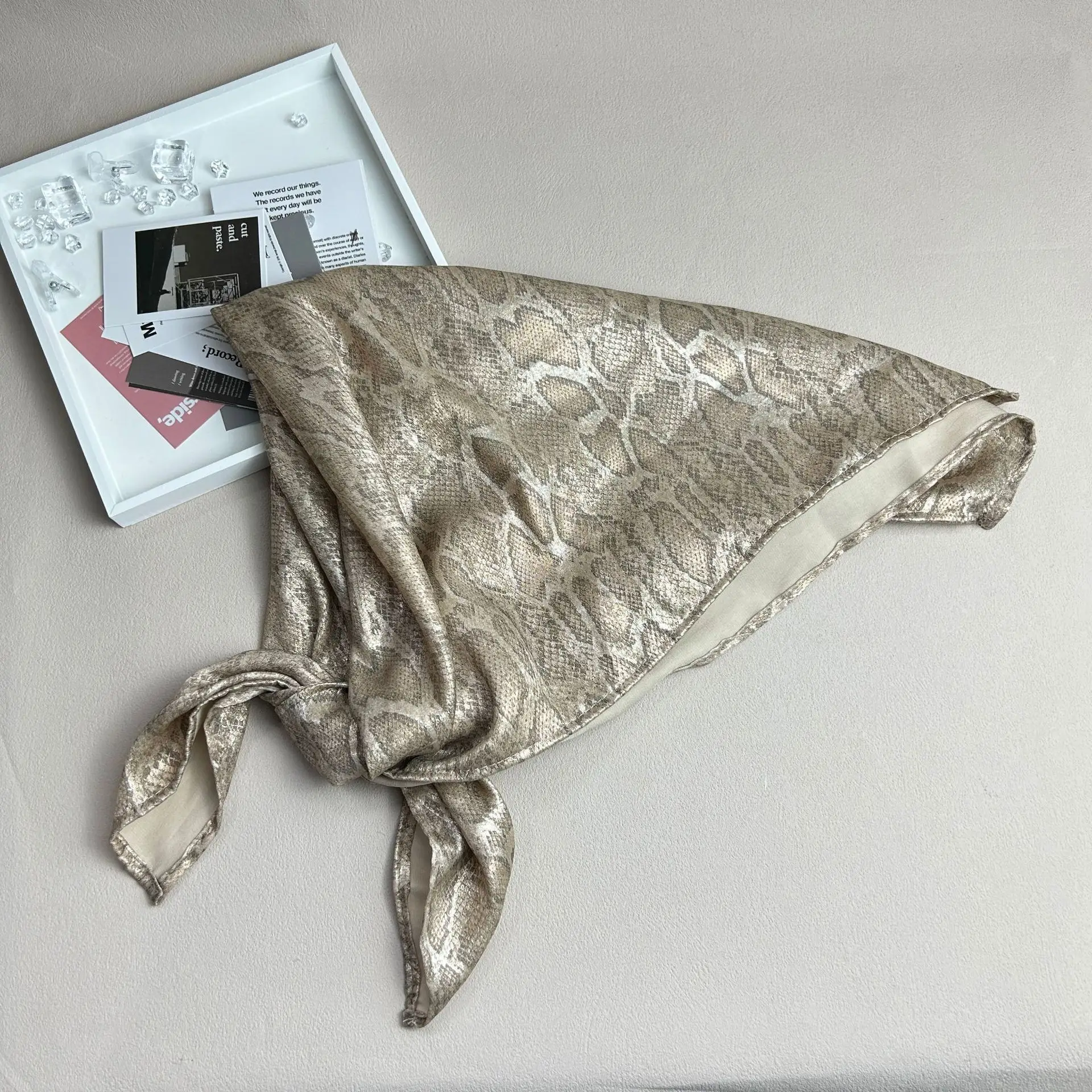 2025 Liquid Silver Laser Turban for Women — feature 10