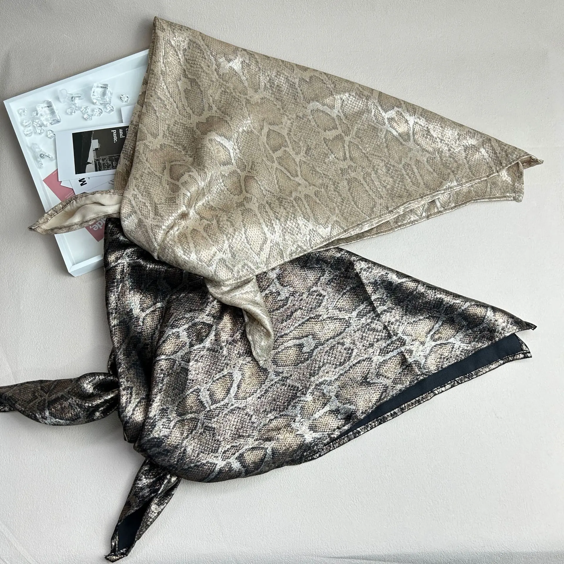 2025 Liquid Silver Laser Turban for Women — feature 11