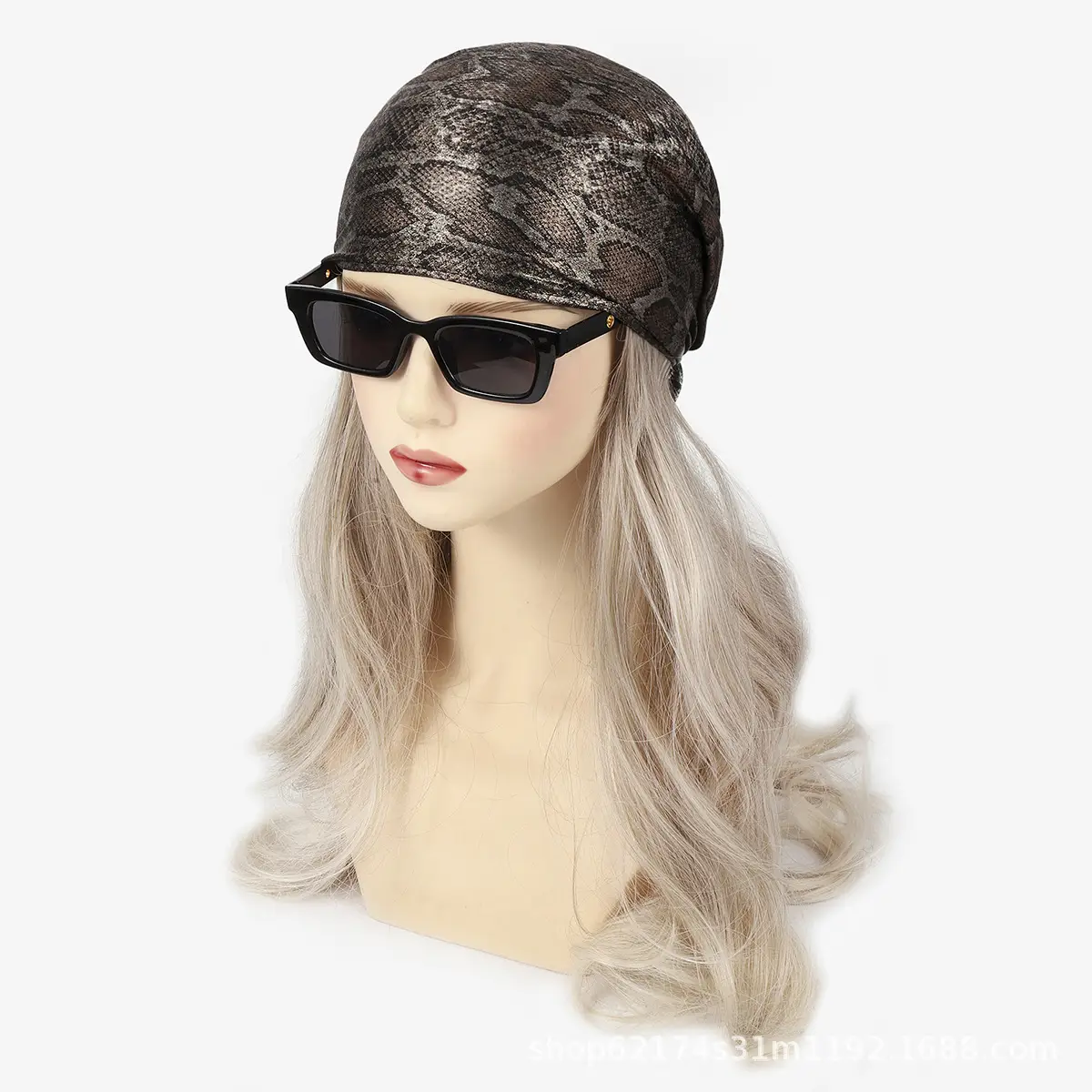 2025 Liquid Silver Laser Turban for Women — feature 24