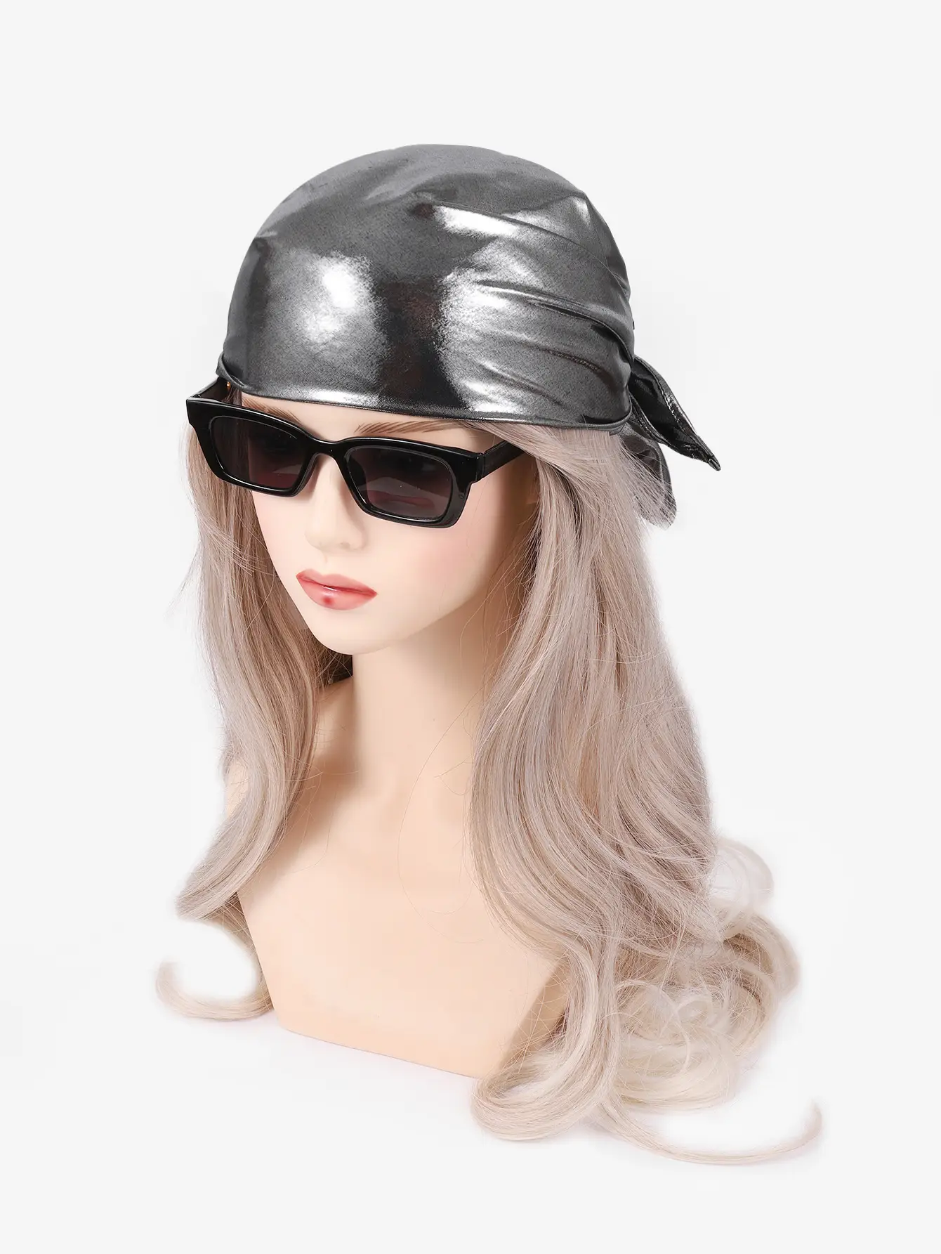 2025 Liquid Silver Laser Turban for Women — feature 29