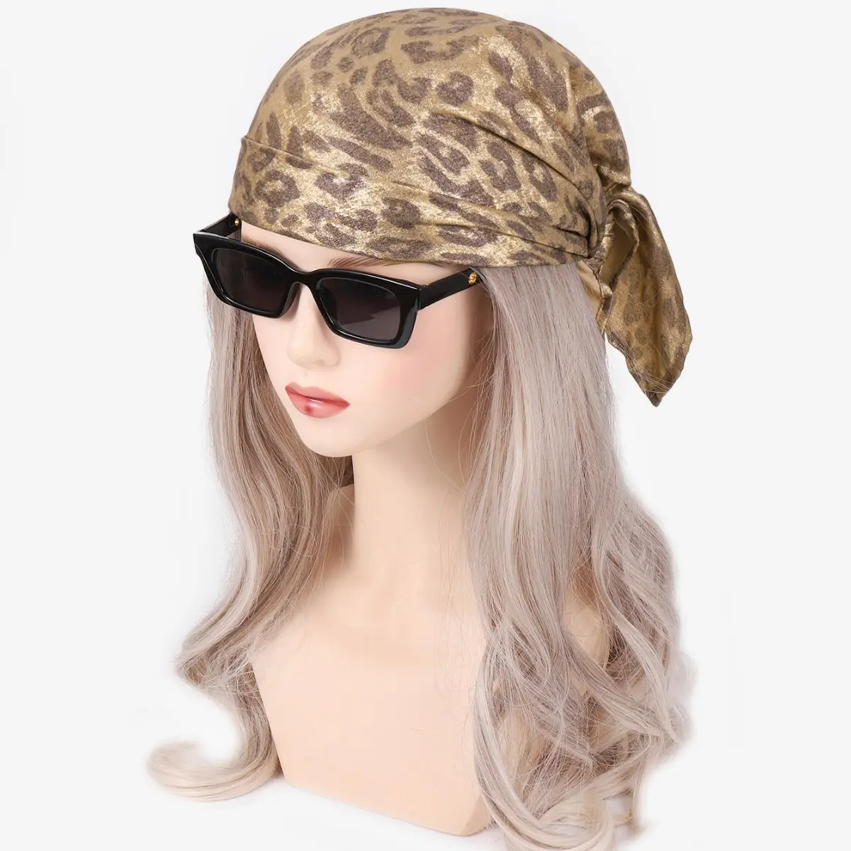 2025 Liquid Silver Laser Turban for Women