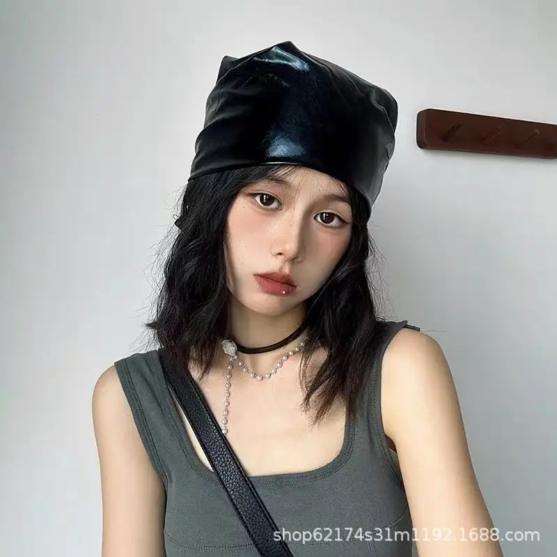 2025 Liquid Silver Laser Turban for Women