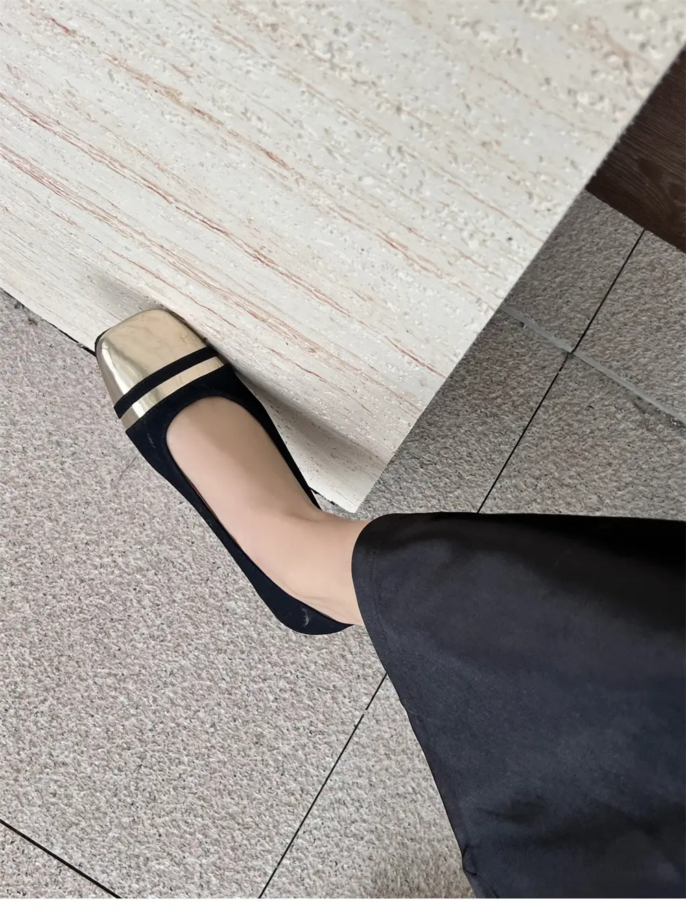 French Style Beautiful Single Shoes Chanel Style Elegant Evening Shoes with Skirt Soft Bottom Shallow Mouth Flat Gentle Style Mary Jane Shoes — feature 9