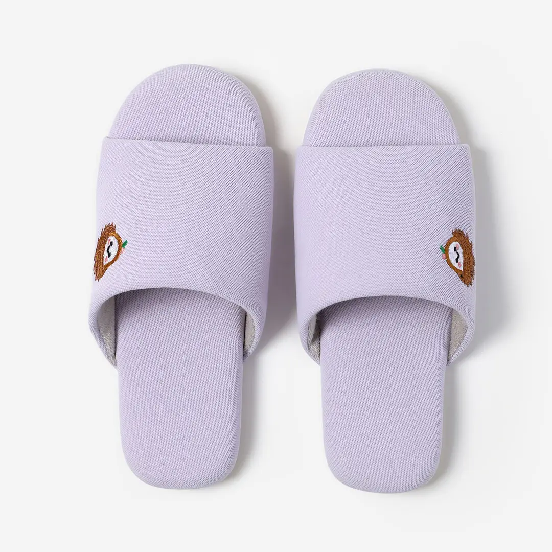 Japanese-Style Home Indoor Men's and Women's Silent Cloth-Soled Slippers Spring & Fall Wooden Floor Household Soft-Soled Large Size Non-Slip Cotton Slippers