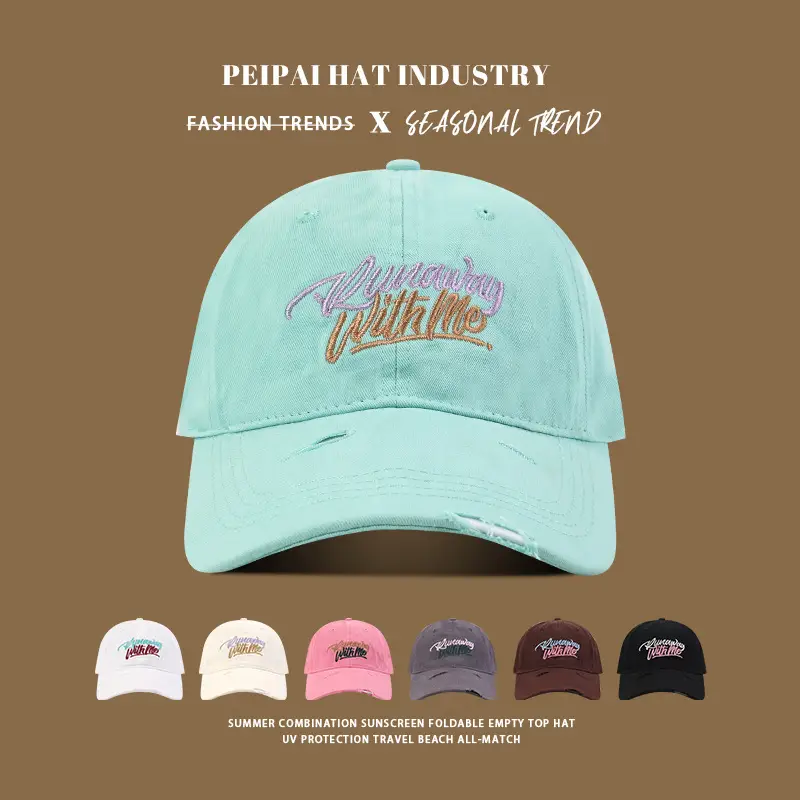 Women's Wide-brim Sunscreen Cap Summer Hat - Image 8