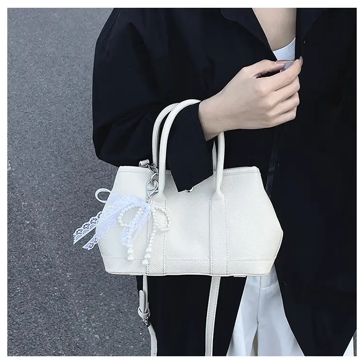 Women's Yellow Pearl Bow Shoulder Bag Set — feature 20